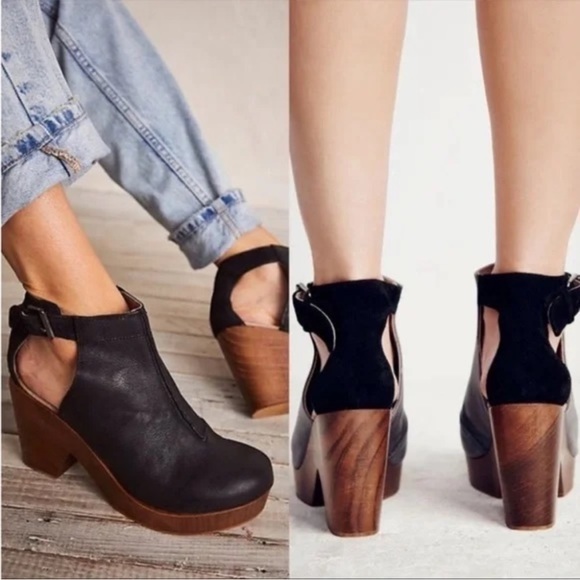 Free People Shoes - Free People Amber Orchard Clog in Black Size 38/7.5-8